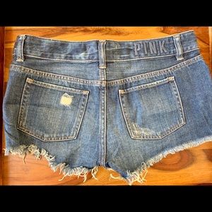 PINK Victoria's Secret Shorts - Victoria’s Secret Pink Denim Bling Shorts PINK Victoria's Secret Shorts - Victoria’s Secret Pink Denim Bling Shorts